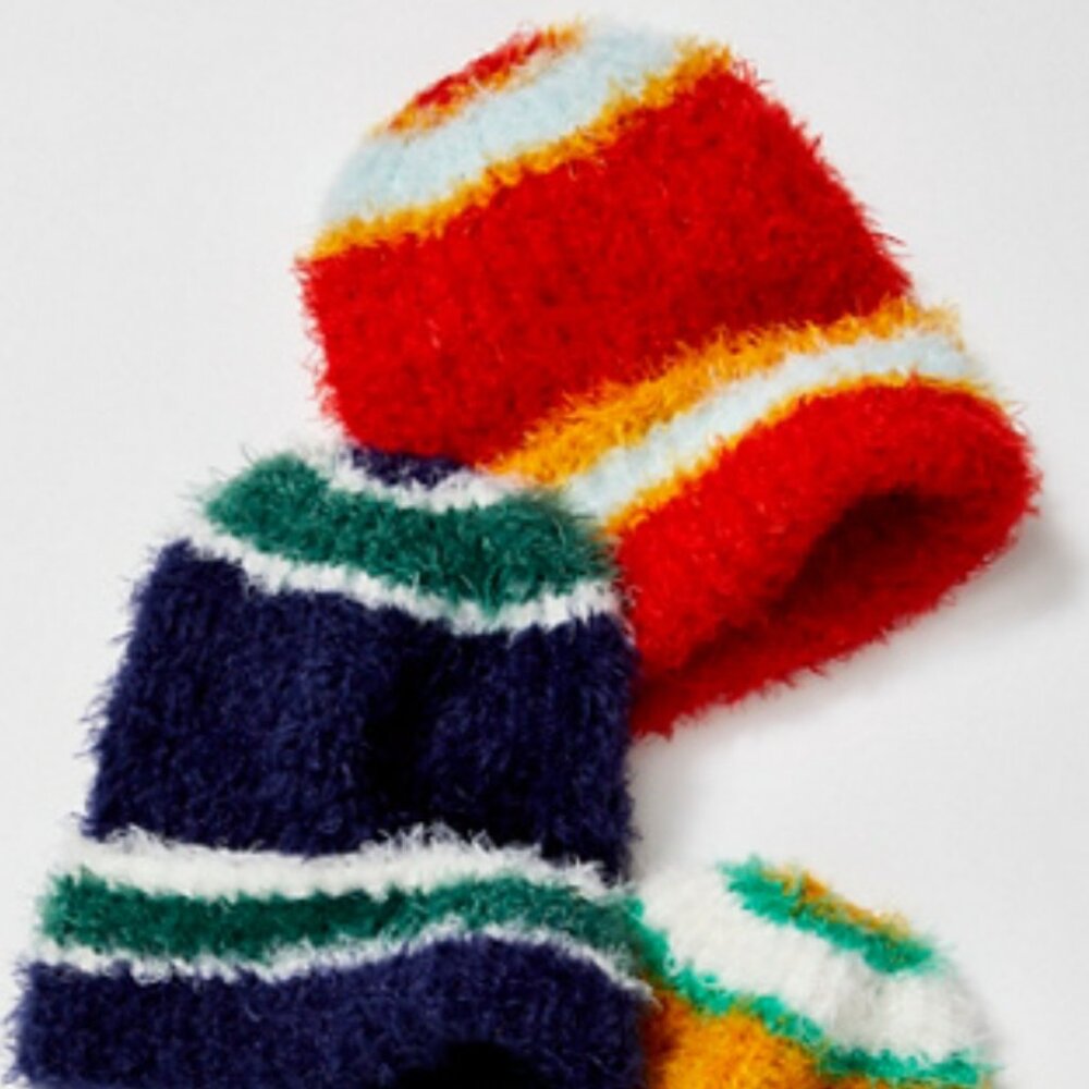 Free People Airy Rib Stripe Beanie *NWOT*